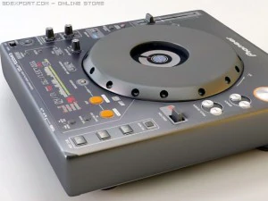 cdj 1000 mk2 djs equipment 3D Model