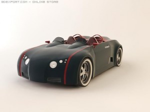 toyota css concept Modelo 3D