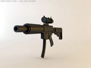 machine silencer series 3D Model