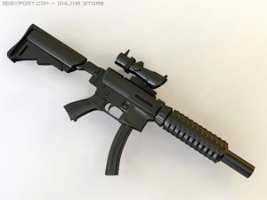 machine silencer series 3D Model