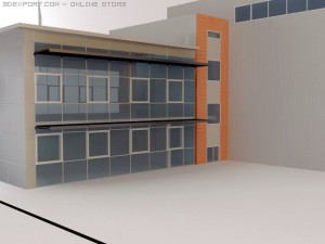 public building 3D Модель