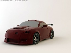 audi tt tuned Modelo 3D