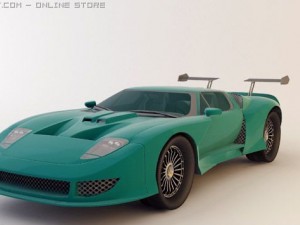 ford gt tuned Modelo 3D