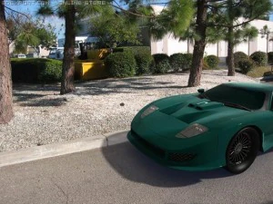 ford gt &agrave; l'&eacute;coute Modèle 3D