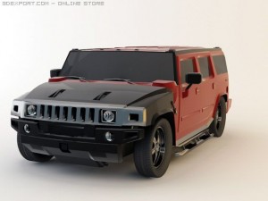 hammer h2 Modelo 3D