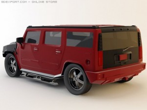 hammer h2 Model 3D