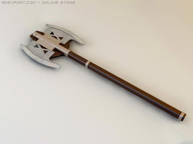 axe of gimly Model 3D .c4d .max .obj .3ds .fbx .stl .blend 