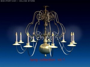 chandelier 1 Modèle 3D