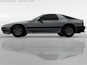 1986 mazda rx 7 3D Model