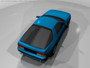 1986 mazda rx 7 3D Model