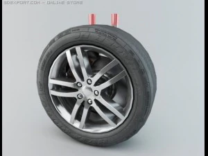 колесо q7 3D Модель