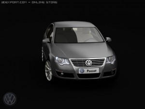 vw passat Model 3D