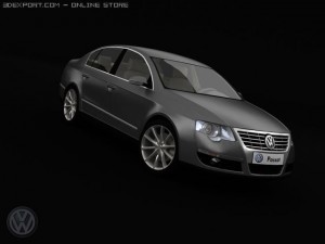 vw passat Model 3D