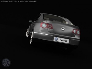 vw passat Model 3D