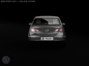vw passat Model 3D