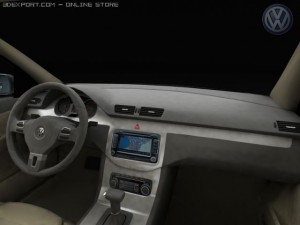 vw passat Model 3D