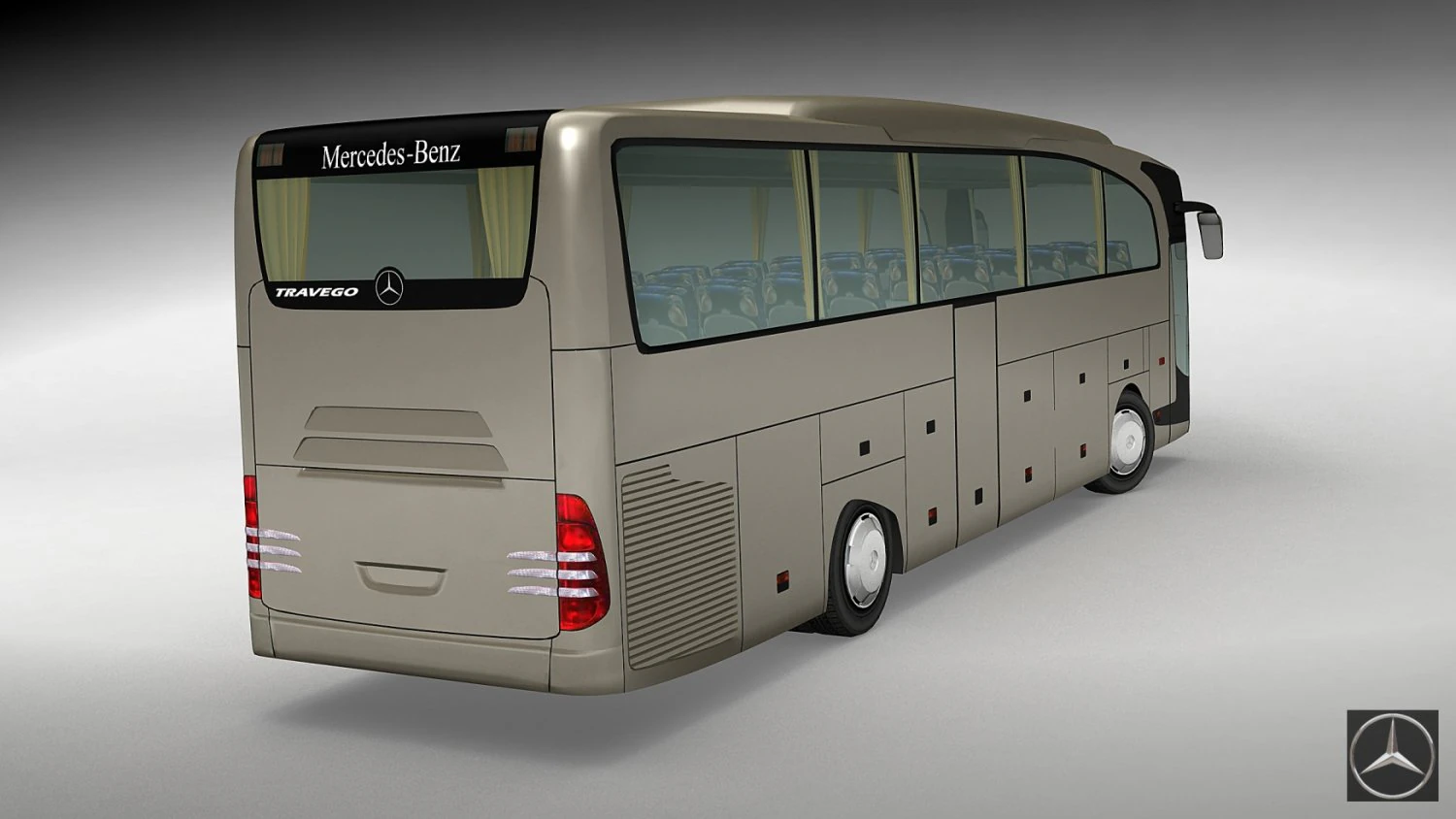 mercedes travego 3D Model .c4d .max .obj .3ds .fbx .stl .blend 