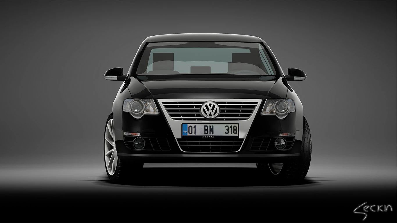 volkswagen passat 3D Model .c4d .max .obj .3ds .fbx .stl .blend 