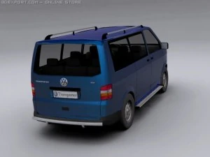volkswagen transporter 3D Model