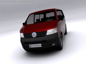 volkswagen transporter 3Dモデル