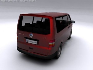 volkswagen transporter 3Dモデル