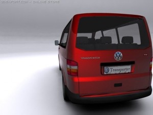volkswagen transporter 3Dモデル