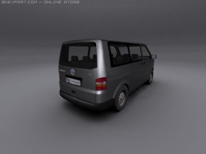 volkswagen transporter 3Dモデル