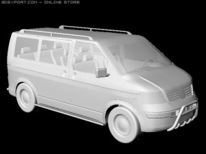 volkswagen transporter 3Dモデル