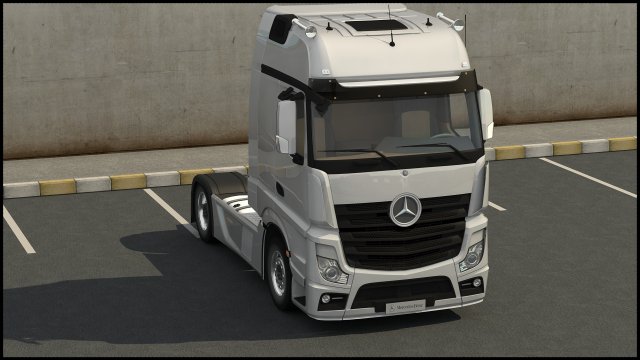 mercedes actros 2011 3D Model .c4d .max .obj .3ds .fbx .stl .blend 