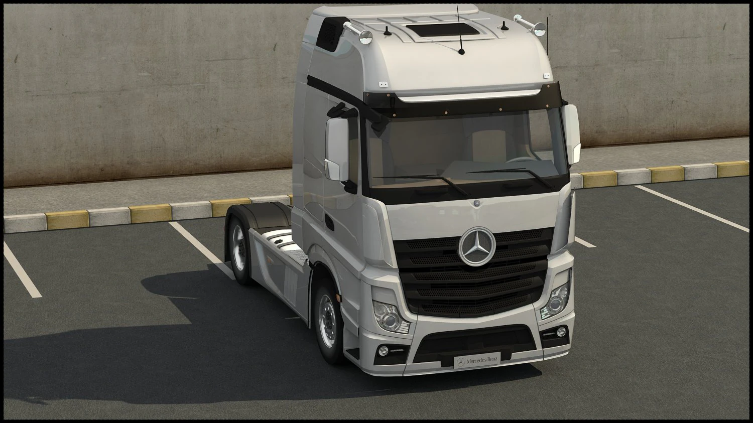 mercedes actros 2011 3D Model .c4d .max .obj .3ds .fbx .stl .blend