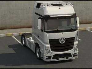 mercedes actros 2011 3D Model