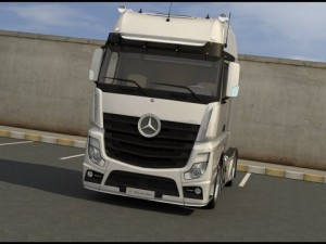 mercedes actros 2011 3D Model