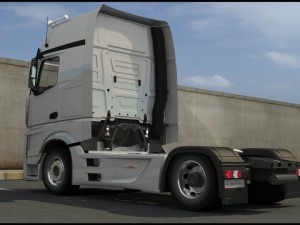 mercedes actros 2011 3D Model