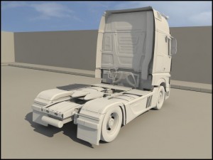 mercedes actros 2011 3D Model
