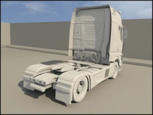 mercedes actros 2011 3D Model