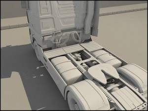 mercedes actros 2011 3D Model