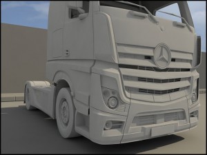 mercedes actros 2011 3D Model