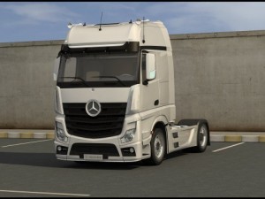 2011 mercedes benz actros 3D Model