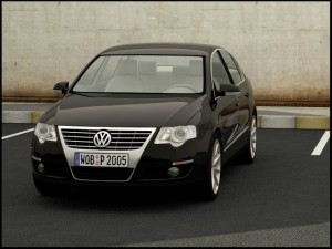 vw passat 3D Model