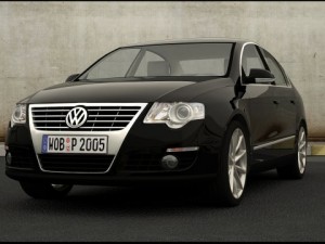 vw passat 3D Model