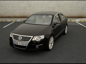 vw passat 3D Model