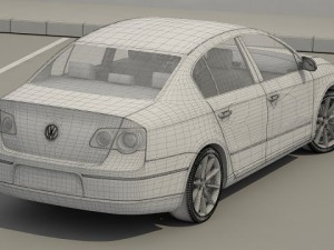 vw passat 3D Model