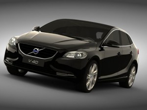 volvo v40 3D Model