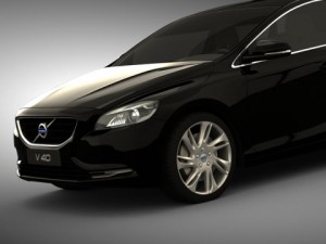 volvo v40 3D Model