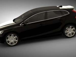 volvo v40 3D Model