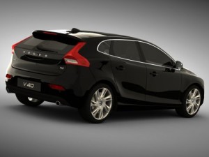 volvo v40 3D Model
