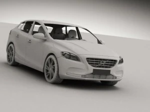 volvo v40 3D Model