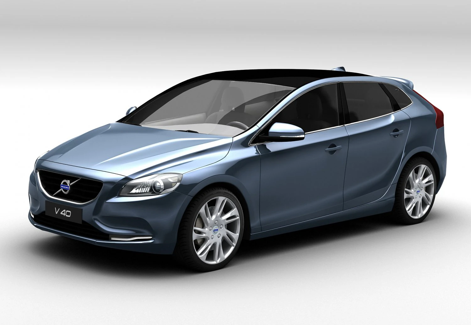 2013 volvo v40 3D Model .c4d .max .obj .3ds .fbx .stl .blend 