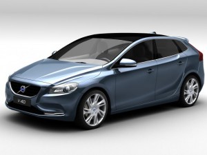 2013 volvo v40 3D Model