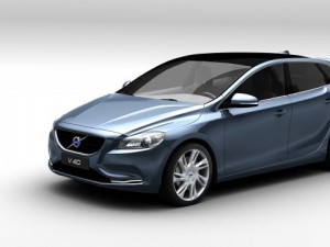 2013 volvo v40 3D Model